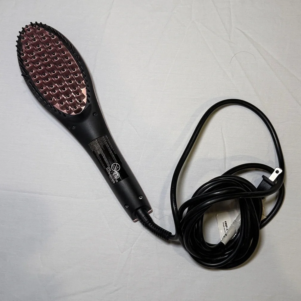 Intertek Simply Straight Ceramic Hair Straightening Brush EUC